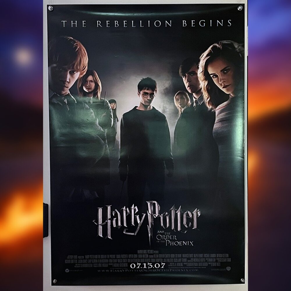HARRY POTTER & THE ORDER OF THE PHOENIX (2007) - ORIGINAL DS MOVIE POSTER